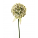 ALLIUM ARTIFICIALE BIANCO 70 CM