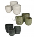 VASO IN TERRACOTTA SMALTATO