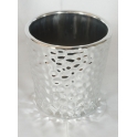 Vaso ceramica colore argento 