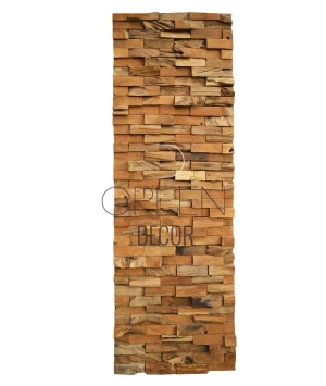 PANNELLO DECORATIVO IN TEAK 120 X 40 CM