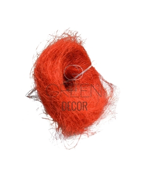 BASE PORTA BOUQUET SISAL ROSSO X 10