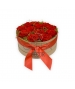 SCATOLA CON ROSE STABILIZZATE ROSSE